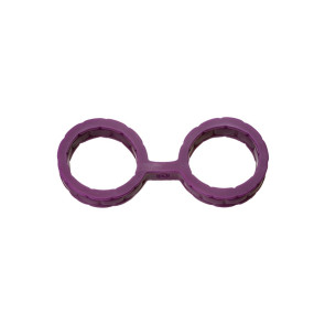 Doc Johnson Bondage Silicon Cuffs Large, purple