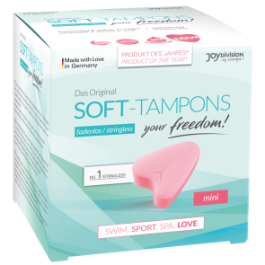 JoyDivision Soft-Tampons Stringless MINI, 3 pcs