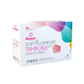 Beppy Soft & Comfort Tampons DRY, Stringless, 8 pcs